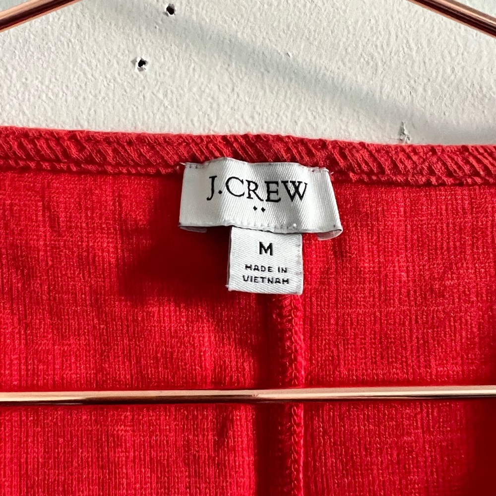 Jcrew red button top - Picture 3 of 3